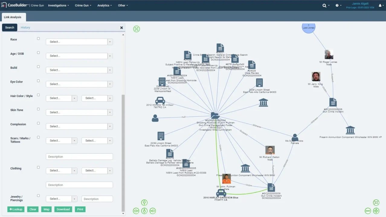 CaseBuilder-Crime-Gun-Associate-Crimes