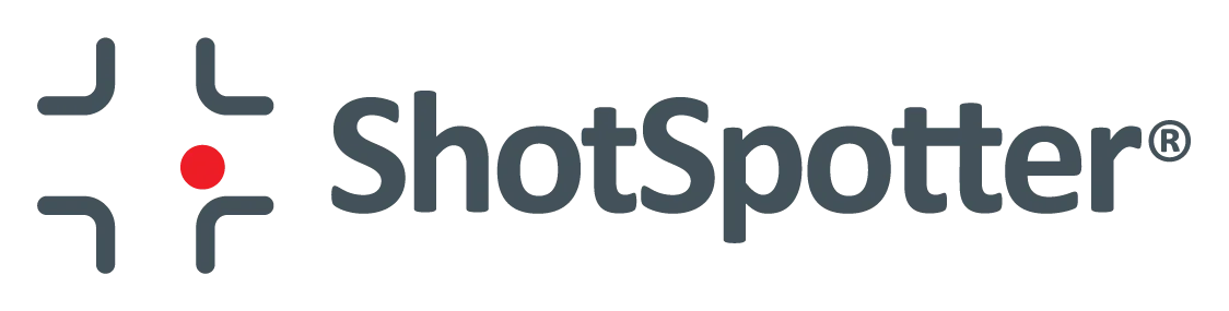 the logo for shotspoter